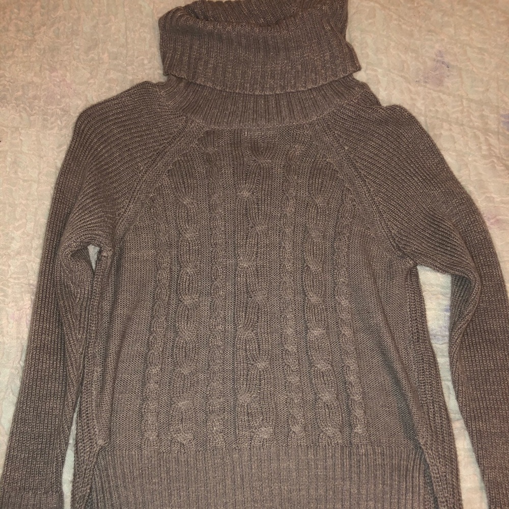 Cloth by Rd Knitted Grey Turtleneck!!